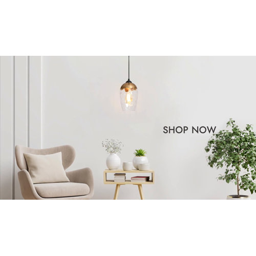 Mercer41 Hanshelmut 1-Light Kitchen Island Pendant & Reviews | Wayfair